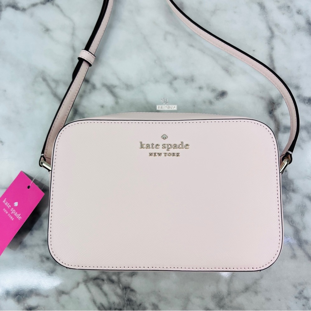 Kate Spade Staci Mini Camera Bag Crossbody In Light Rose Pink - Picture 2 of 10